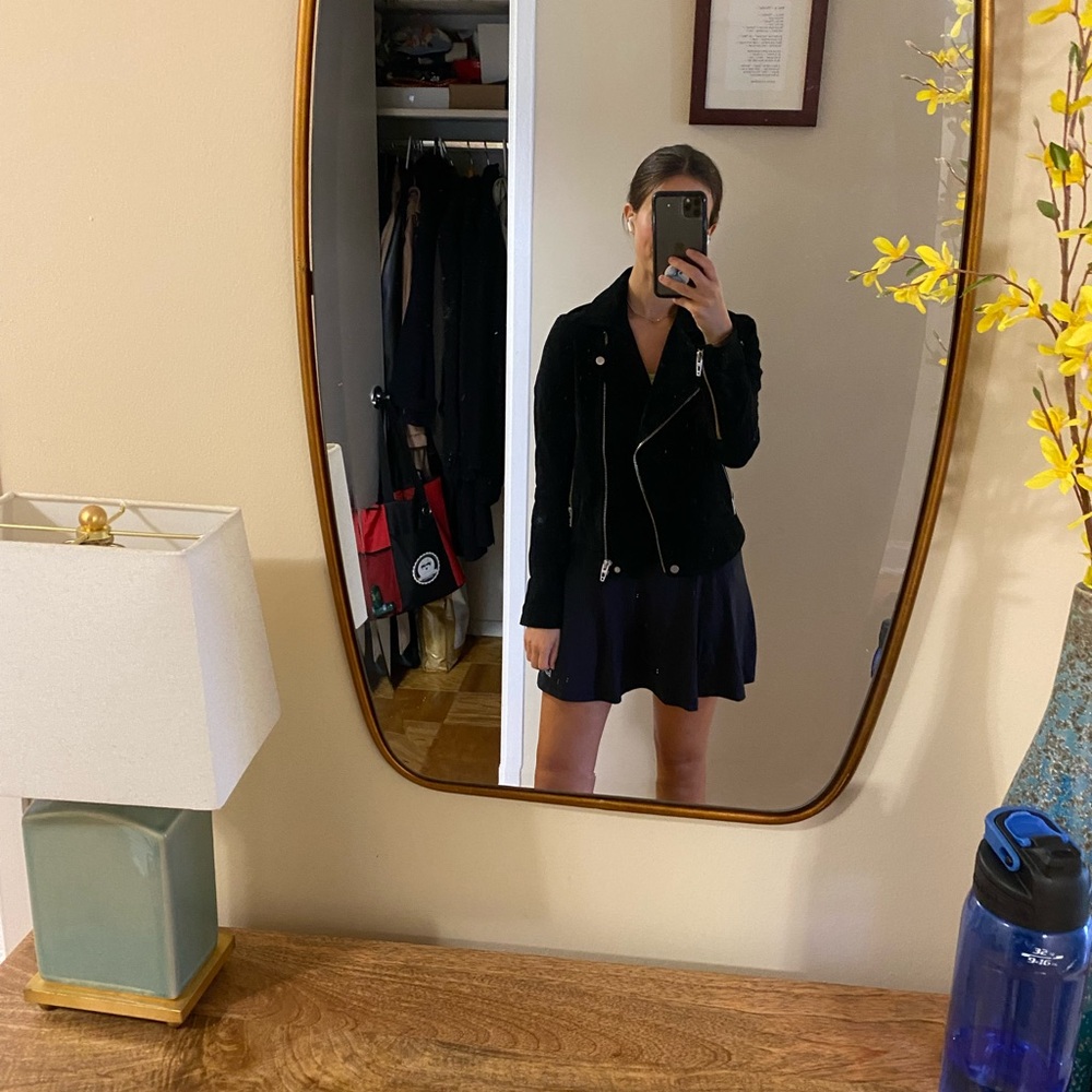 BLANKNYC Black Suede Moto Jacket